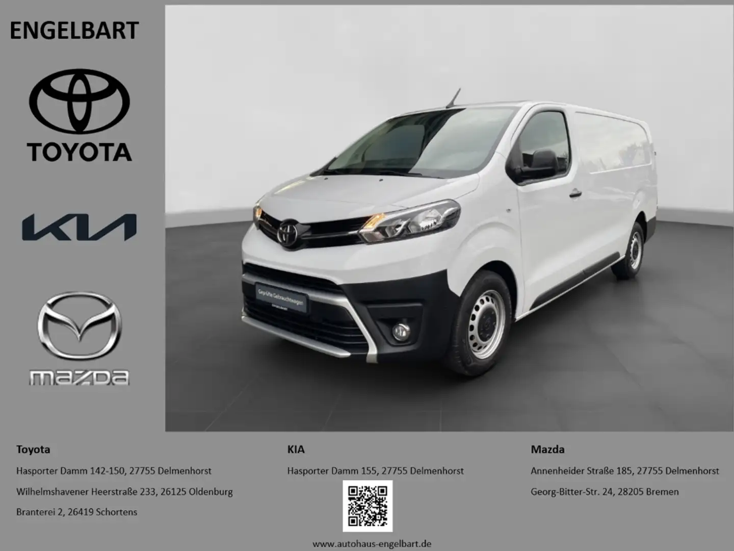 Toyota Proace 2.0 D-4D L2 Kasten Meister Weiß - 1