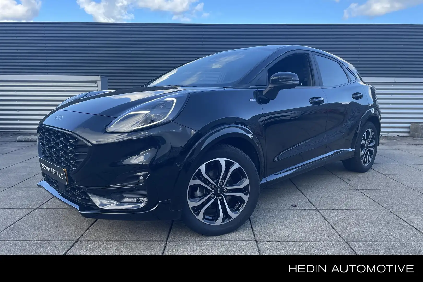 Ford Puma 1.0 EcoBoost Hybrid St-line X Zwart - 1