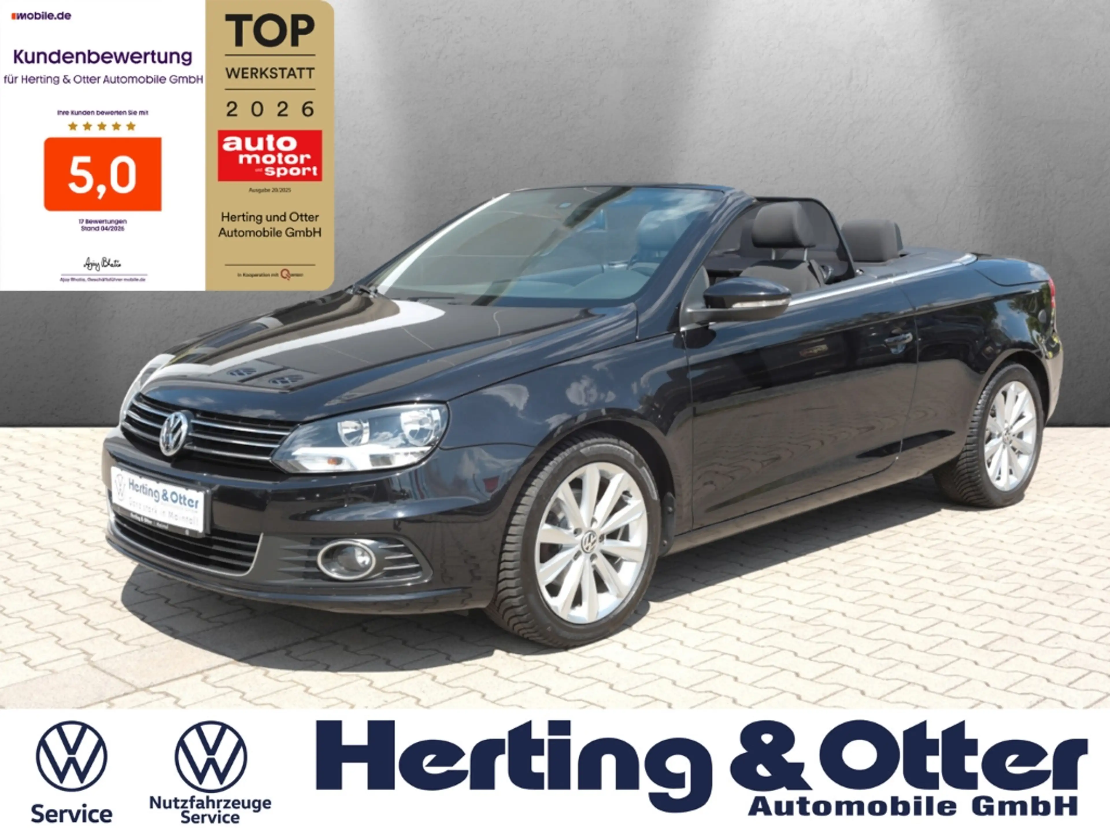 Volkswagen Eos Klimaautom Sportsitze SHZ Navi Multif.Lenkrad El.