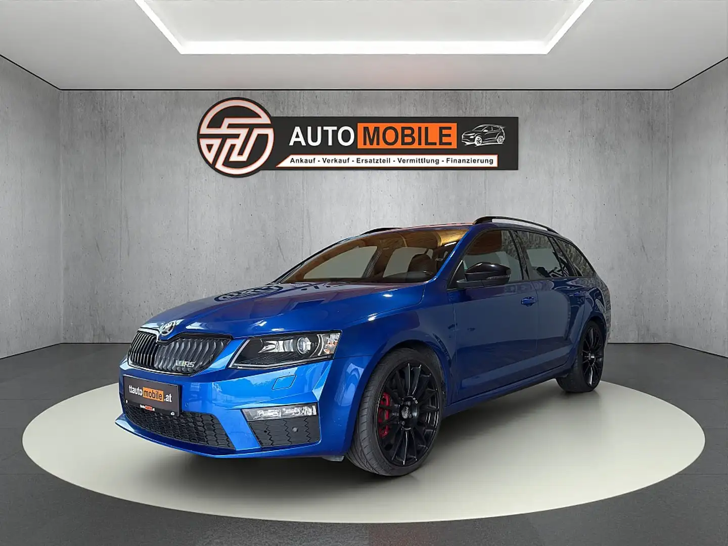 Skoda Octavia Combi RS 2,0 TSI Green tec DSG Bleu - 1