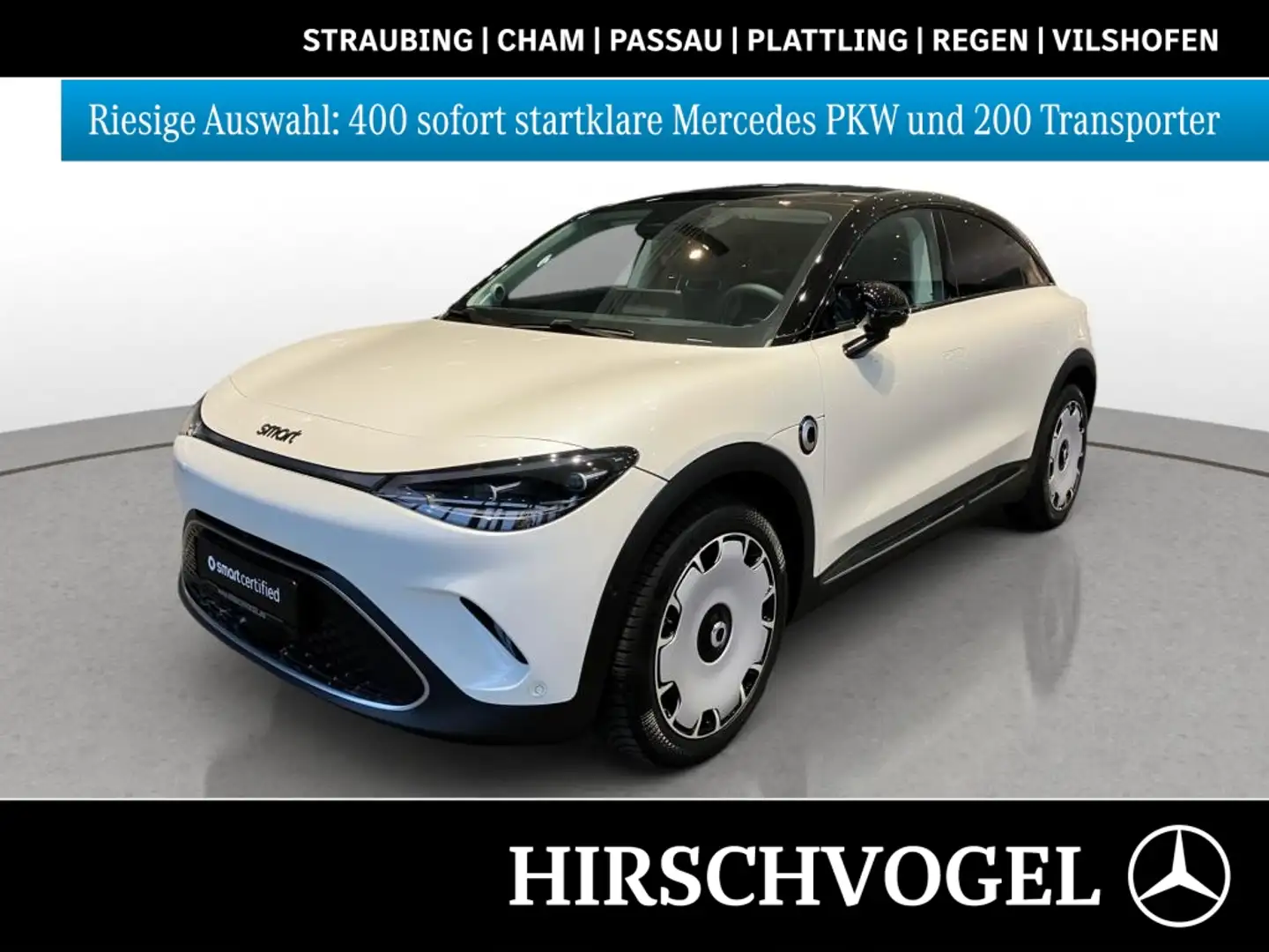 smart #3 Premium Pano+Standhzg+Navi+LED+360°-K+PDC+SHZ Weiß - 1