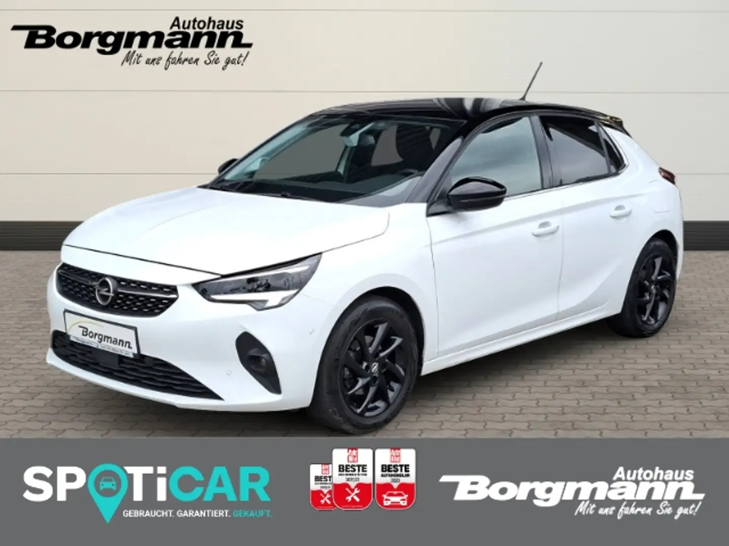 Opel Corsa F Elegance - PDC v+h - Kamera - Klimaautomatik - S Blanc - 1