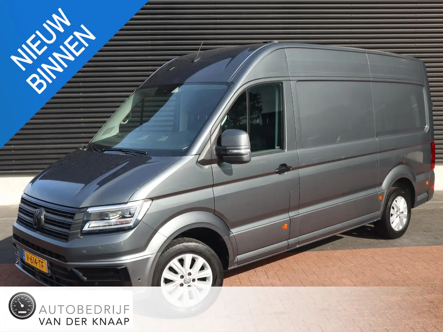 Volkswagen Crafter 35 2.0 TDI L3H2 DC Highline | Cruise adapt. | 360° Grijs - 1