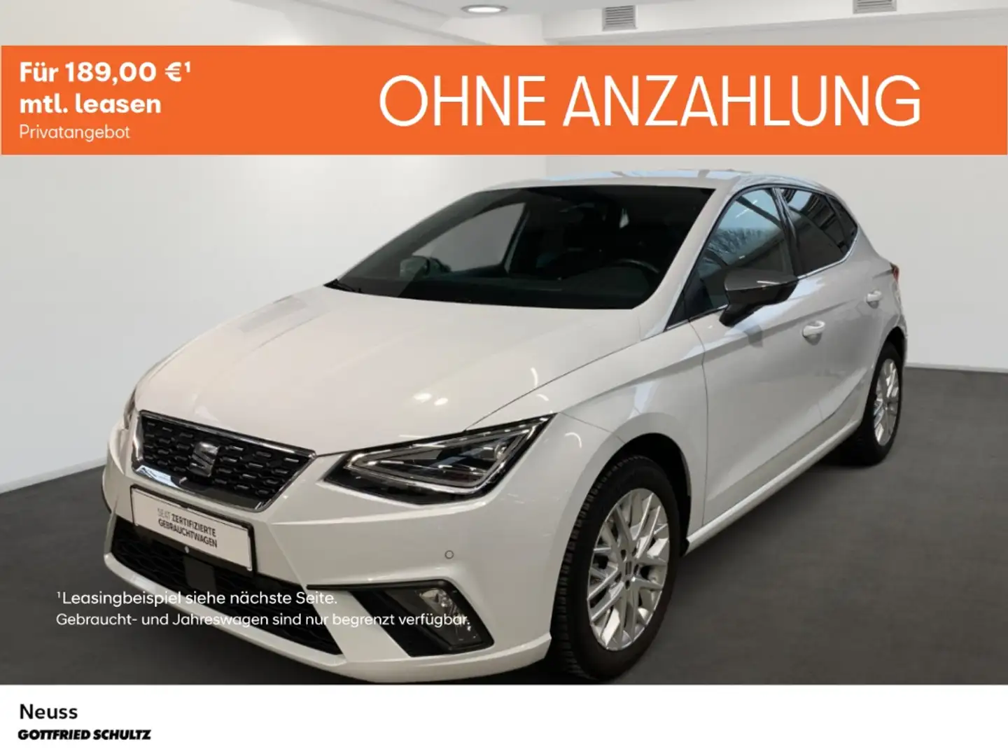 SEAT Ibiza XCELLENCE DSG NAVI SITZHEIZUNG EINPARKHILFE LED Blanc - 1