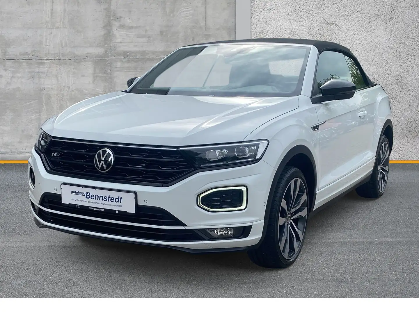 Volkswagen T-Roc Cabrio 1.5 TSI DSG R-Line BEATS LEDER DCC AHK 19" Weiß - 2