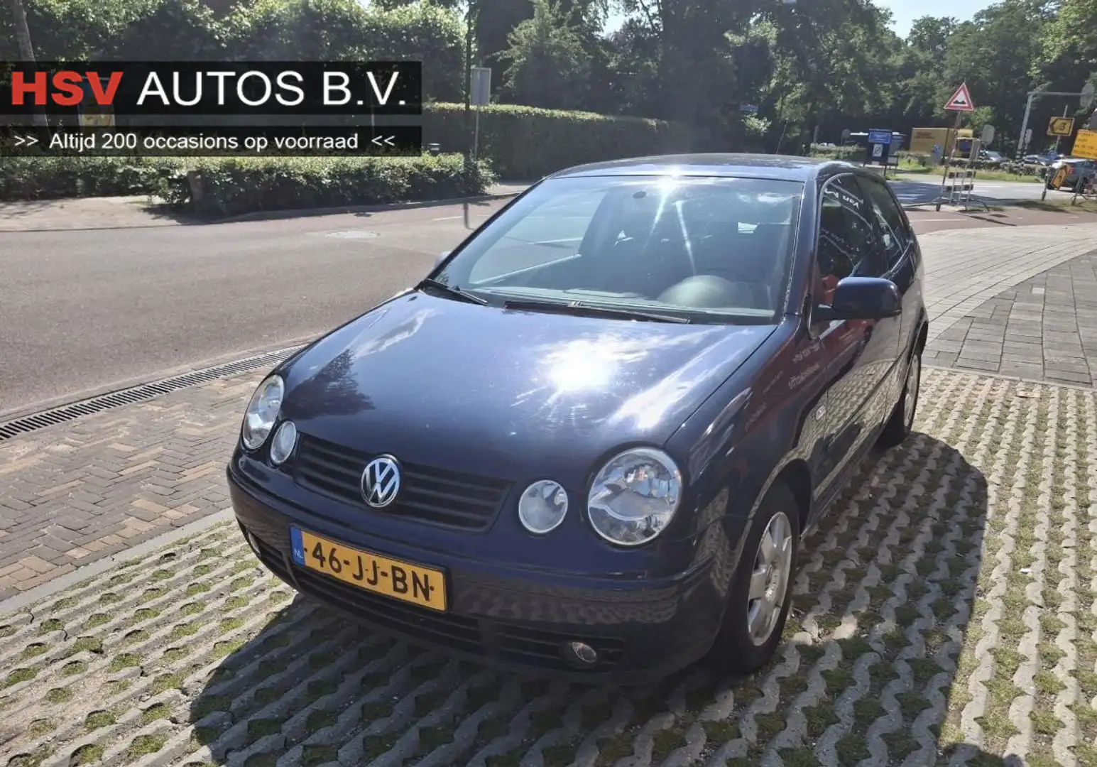 Volkswagen Polo 1.4-16V Highline airco Blauw - 1