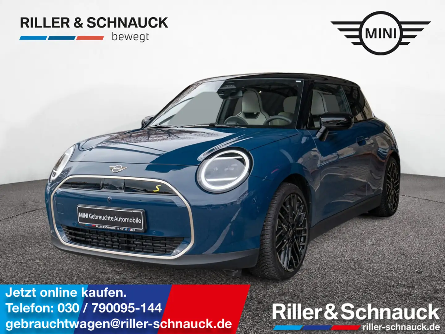MINI Cooper SE Favoured Trim PANO+H/K+HUD+NAVI+KEY Bleu - 1