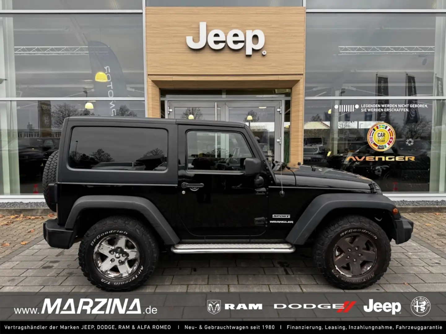 Jeep Wrangler Sport 4x4 2,8 Hardtop Rücksitzbank Alu CD NSW RDC Noir - 1