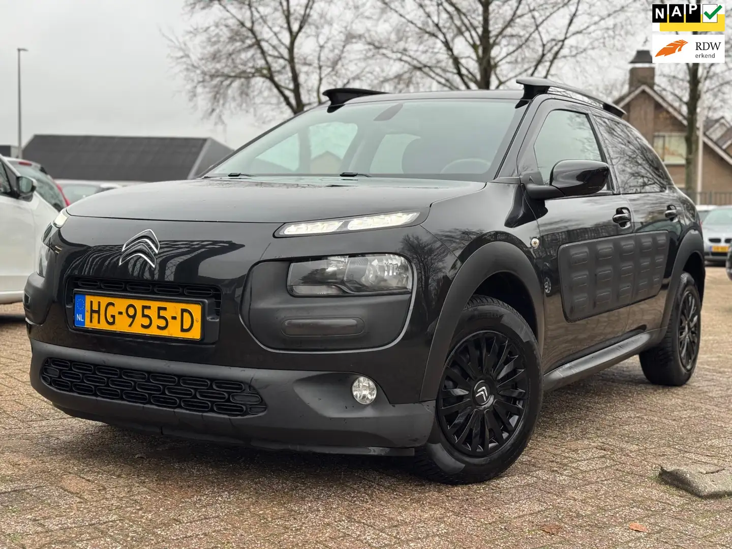 Citroen C4 Cactus 1.6 BlueHDi Shine NAVIGATIE NAP APK RECENT ONDERHO Zwart - 1