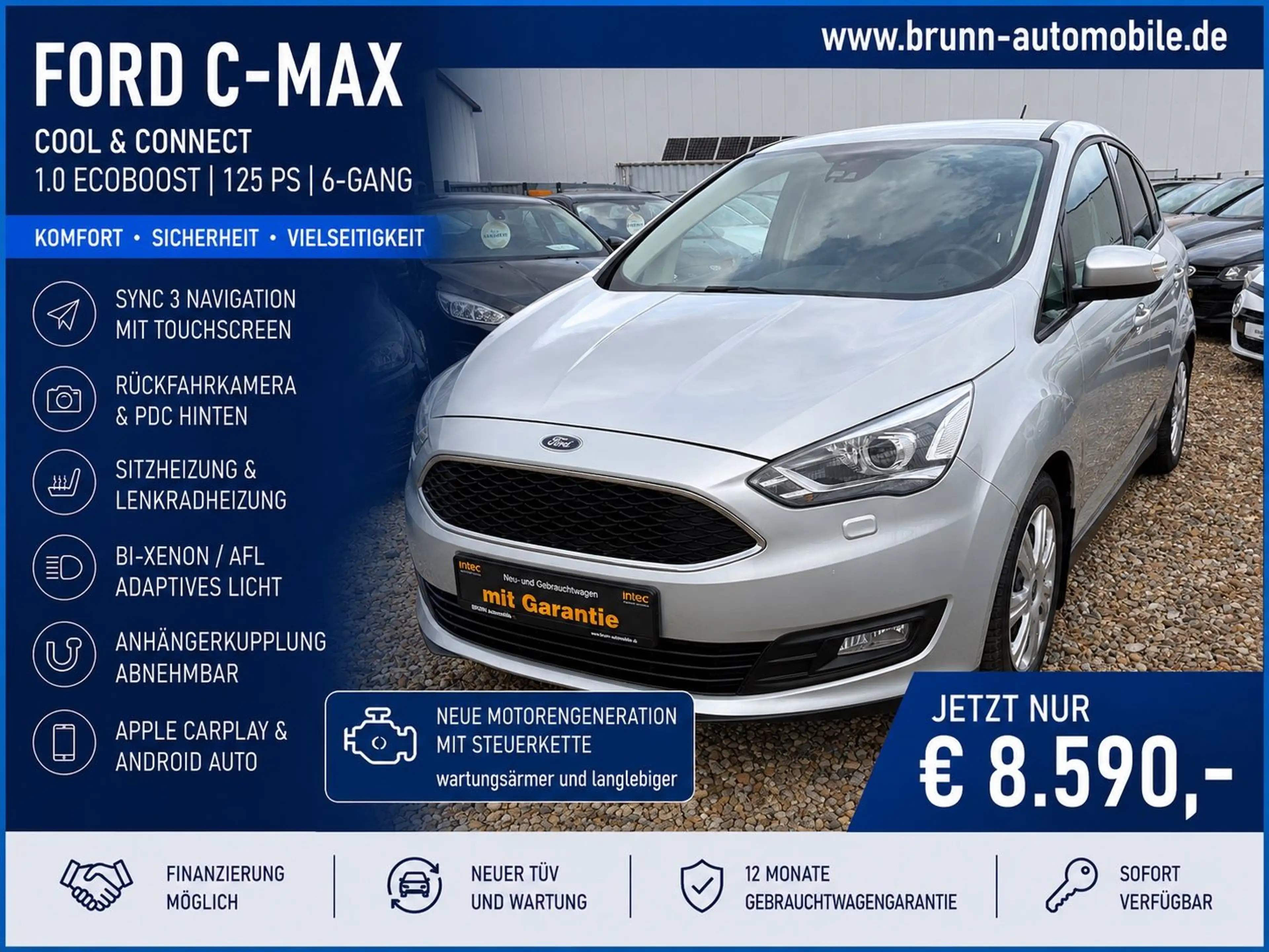 Ford C-Max Cool & Connect Xenon, AHK *Steuerkette*