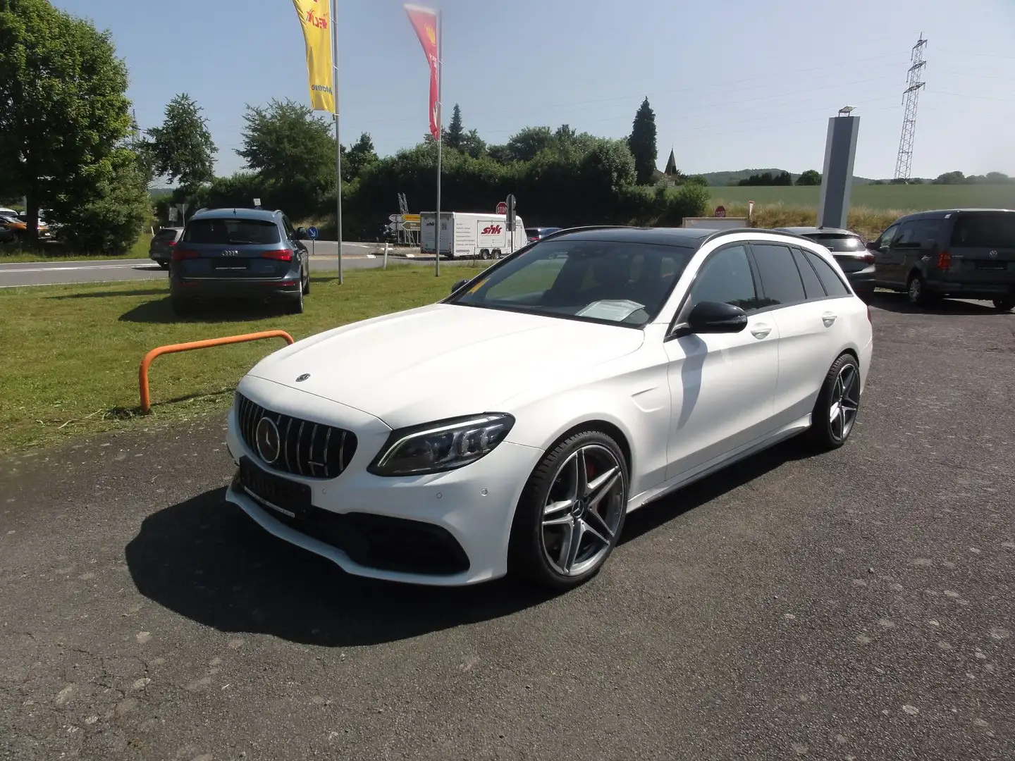 Mercedes-Benz C 63 AMG C 63 S AMG T /LED/PANO/CAM/NAVI/SPORTA-KLAPPE Blanc - 1