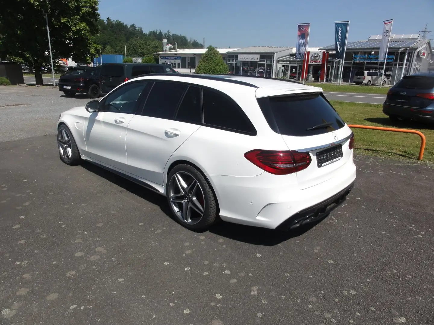 Mercedes-Benz C 63 AMG C 63 S AMG T /LED/PANO/CAM/NAVI/SPORTA-KLAPPE Blanc - 2