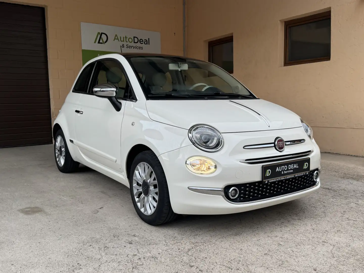 Fiat 500 Mirror Blanc - 1