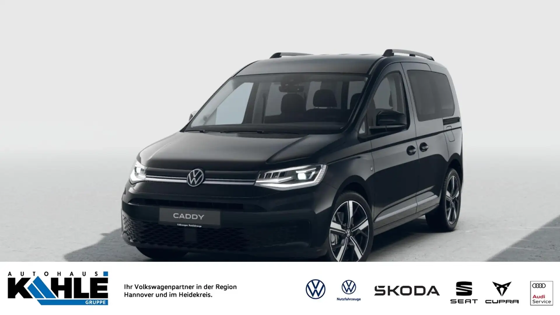 Volkswagen Caddy Style 5-Sitzer 1.5 TSI DSG Klima Navi Schwarz - 1
