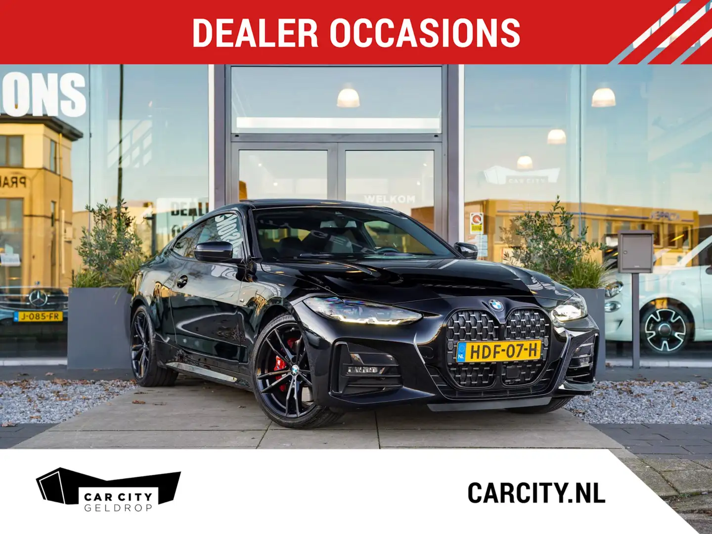 BMW 420 4-serie Coupé 420i High Exec. / M-sport Pro / Carb Zwart - 1
