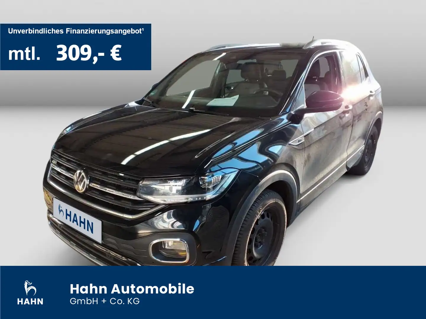 Volkswagen T-Cross 1.0TSI R-Line ACC LED Navi AppCon Climat Schwarz - 1