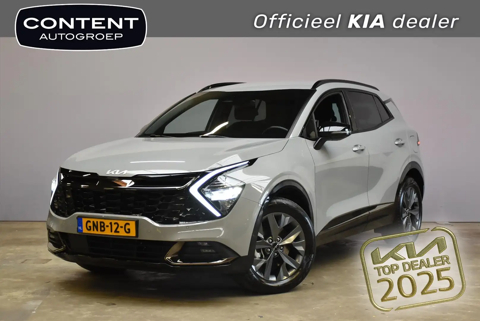 Kia Sportage 1.6 T-GDi 230pk Hybrid AT6 Dark Edition Grijs - 1
