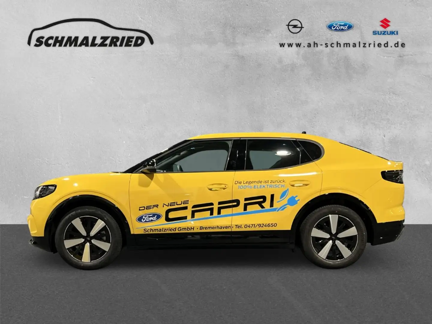 Ford Capri RWD BEV Sportpaket HUD AHK-el. klappb. Navi Leder Žlutá - 2