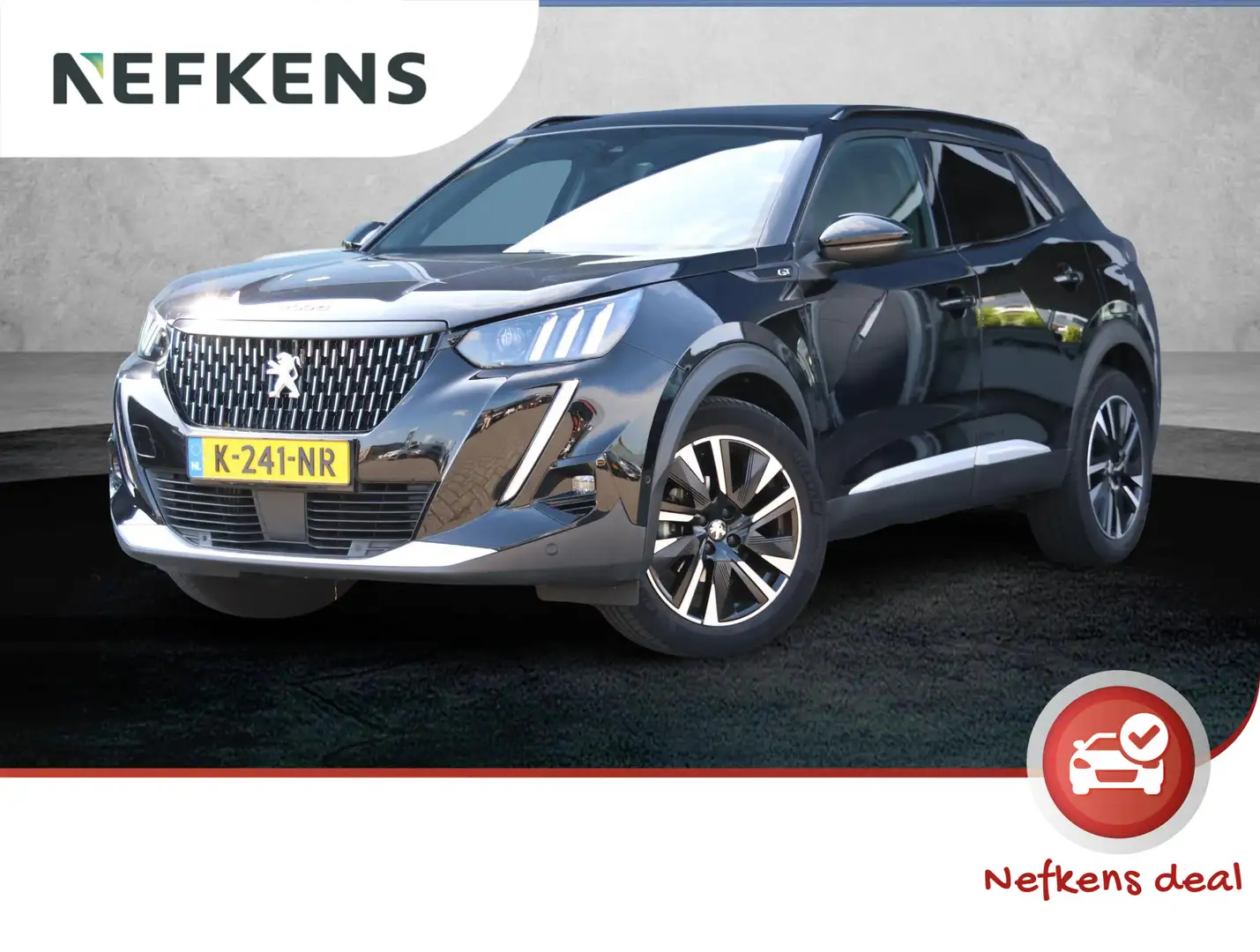 Peugeot 2008 1.2 PureTech GT Pack Alcantara | Schuif/kantel dak Schwarz - 1