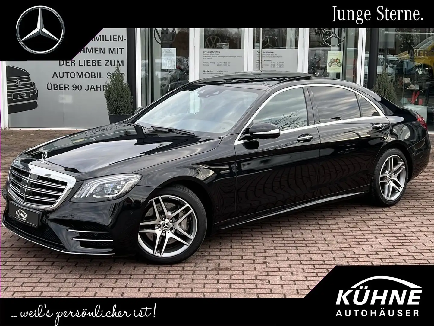 Mercedes-Benz S 350 d 4M Lang AMG AIRMATIC+Panorama+Distronic! Schwarz - 1