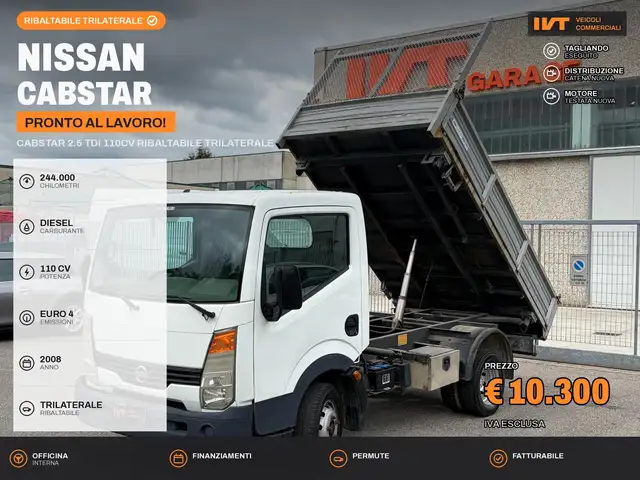 Nissan Cabstar Cabstar 35.11 2.5 TDI PC-RG Cabinato Basic