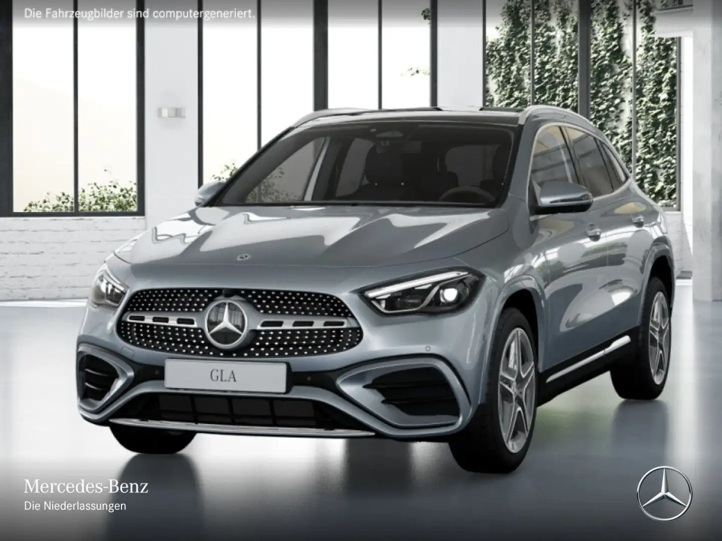 Mercedes-Benz GLA 200 AMG+PANO+360°+AHK+MULTIBEAM+TOTW+KEYLESS Silber - 2
