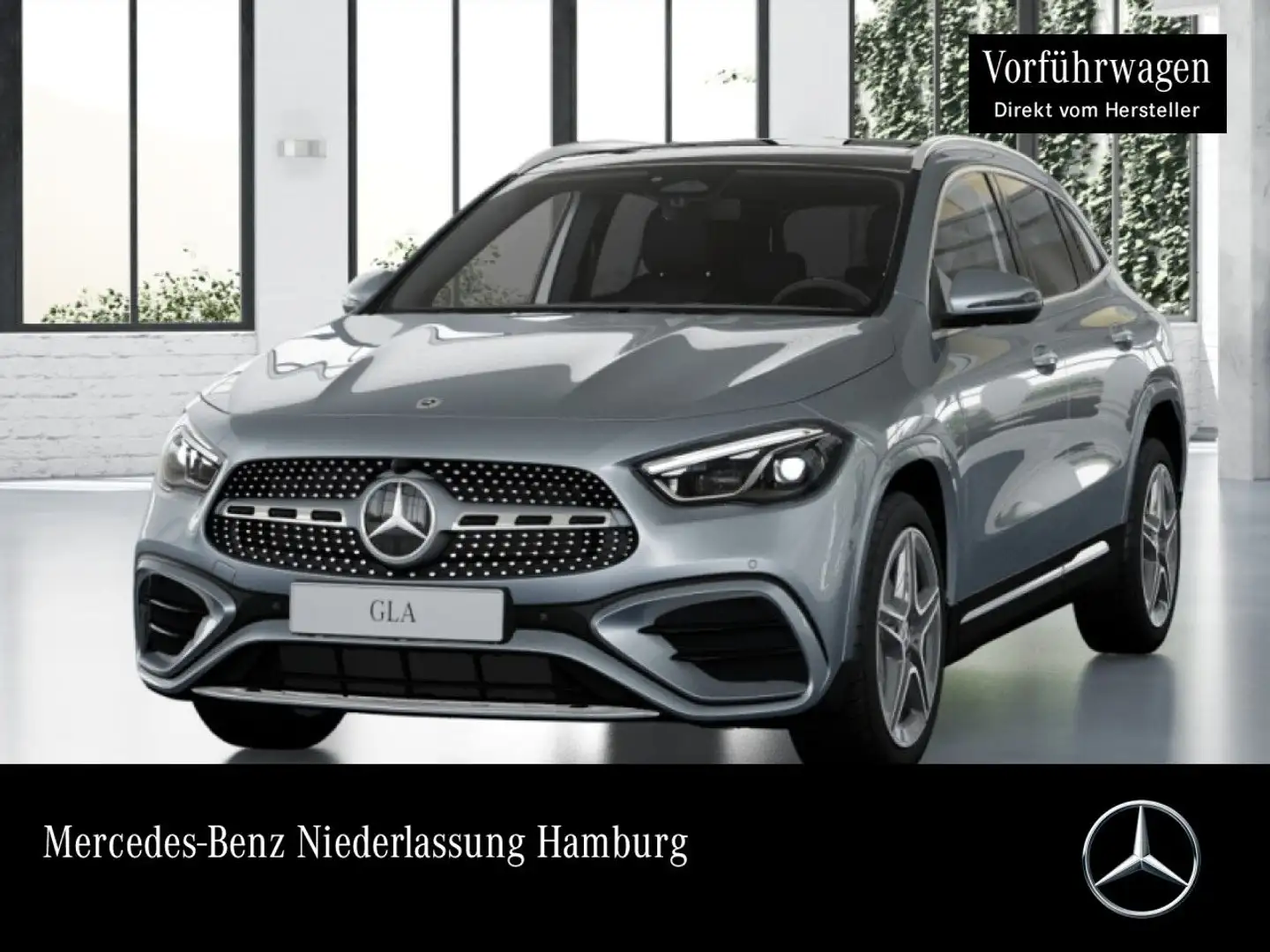 Mercedes-Benz GLA 200 AMG+PANO+360°+AHK+MULTIBEAM+TOTW+KEYLESS Silber - 1