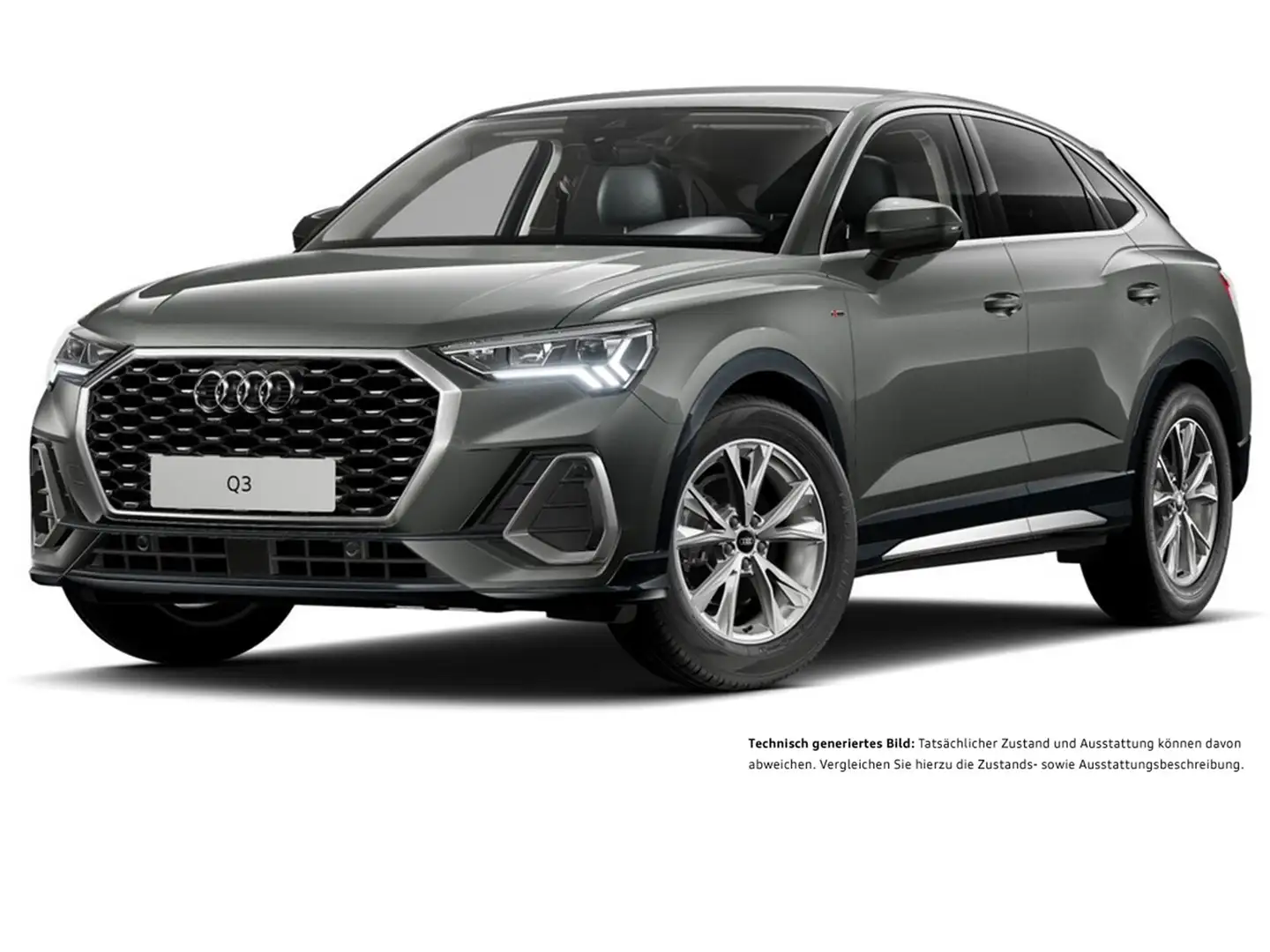 Audi Q3 Sportback 35 S LINE AHK ACC LM18 EKLAPPE NAVI+ Grau - 2