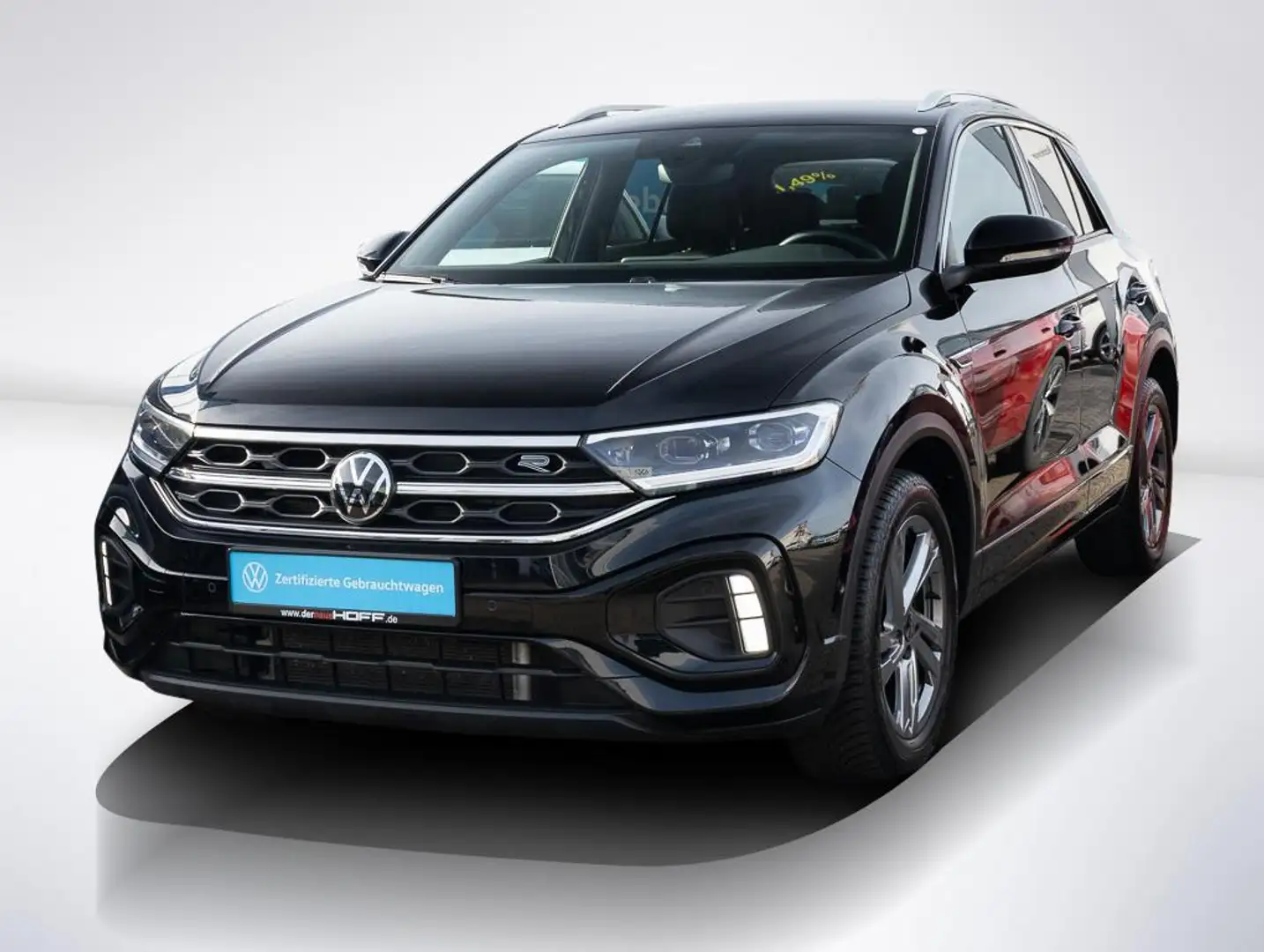 Volkswagen T-Roc 1.5 TSI DSG R-Line 2,49% AHK Kamera Navi Schwarz - 1