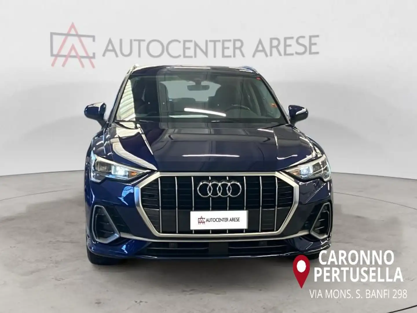 Audi Q3 35 2.0 tdi S line edition s-tronic Blau - 2