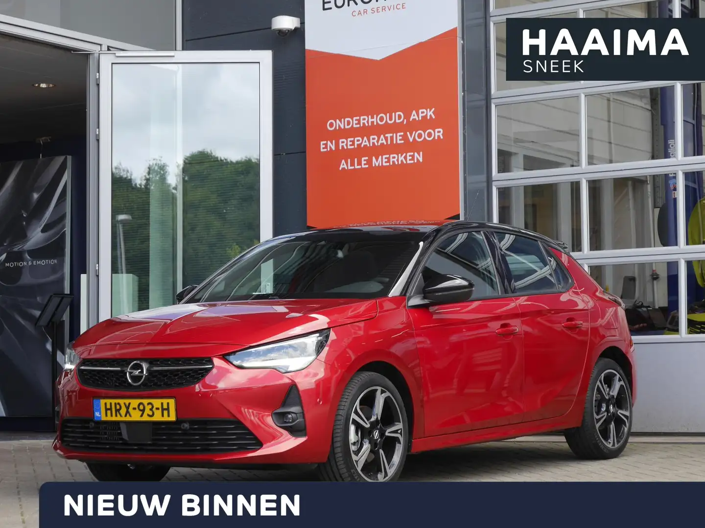 Opel Corsa 1.2 Turbo GS | Automaat | 130 PK | Panoramadak | A Rood - 1