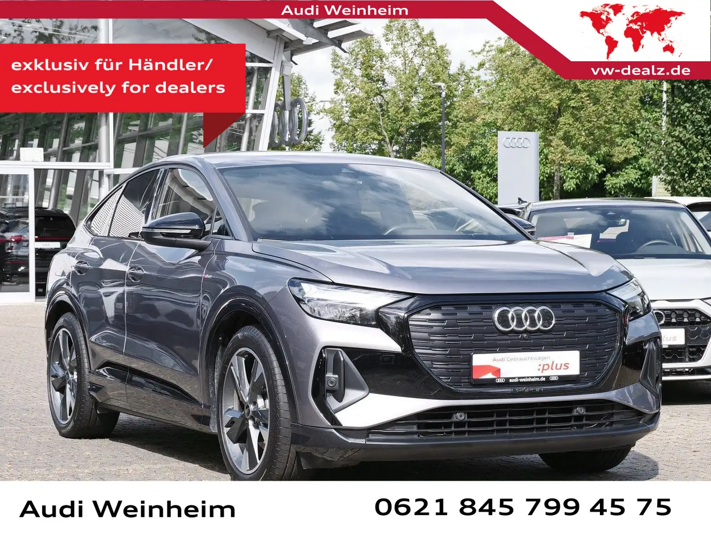 Audi Q4 e-tron Sportback 35 Black Paket S-Line LED uv Grau - 2