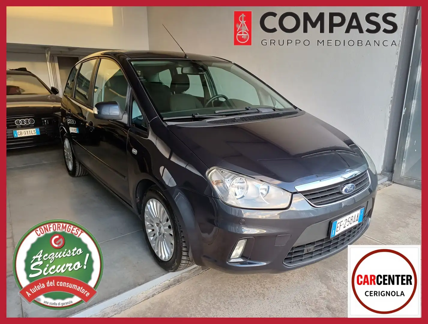 Ford C-Max C-Max 1.6 TDCi 90 CV Titanium Gris - 1