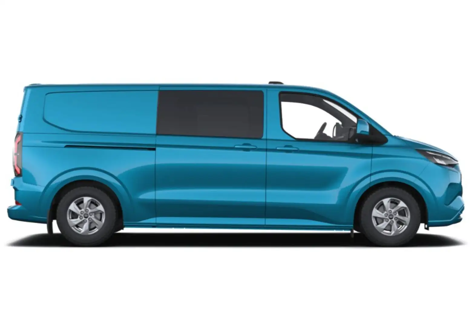 Ford E-Transit Custom Limited DCiV 71kWh L2 LED SHZ 160 kW (21... Blau - 2