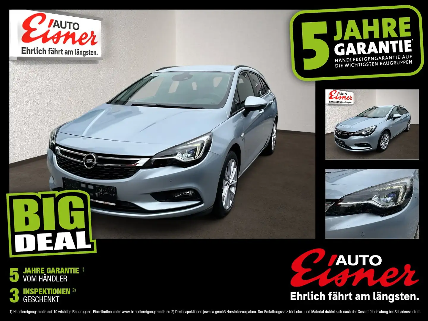 Opel Astra K Sports Tourer 1.4 Viel Platz TOP Grau - 1