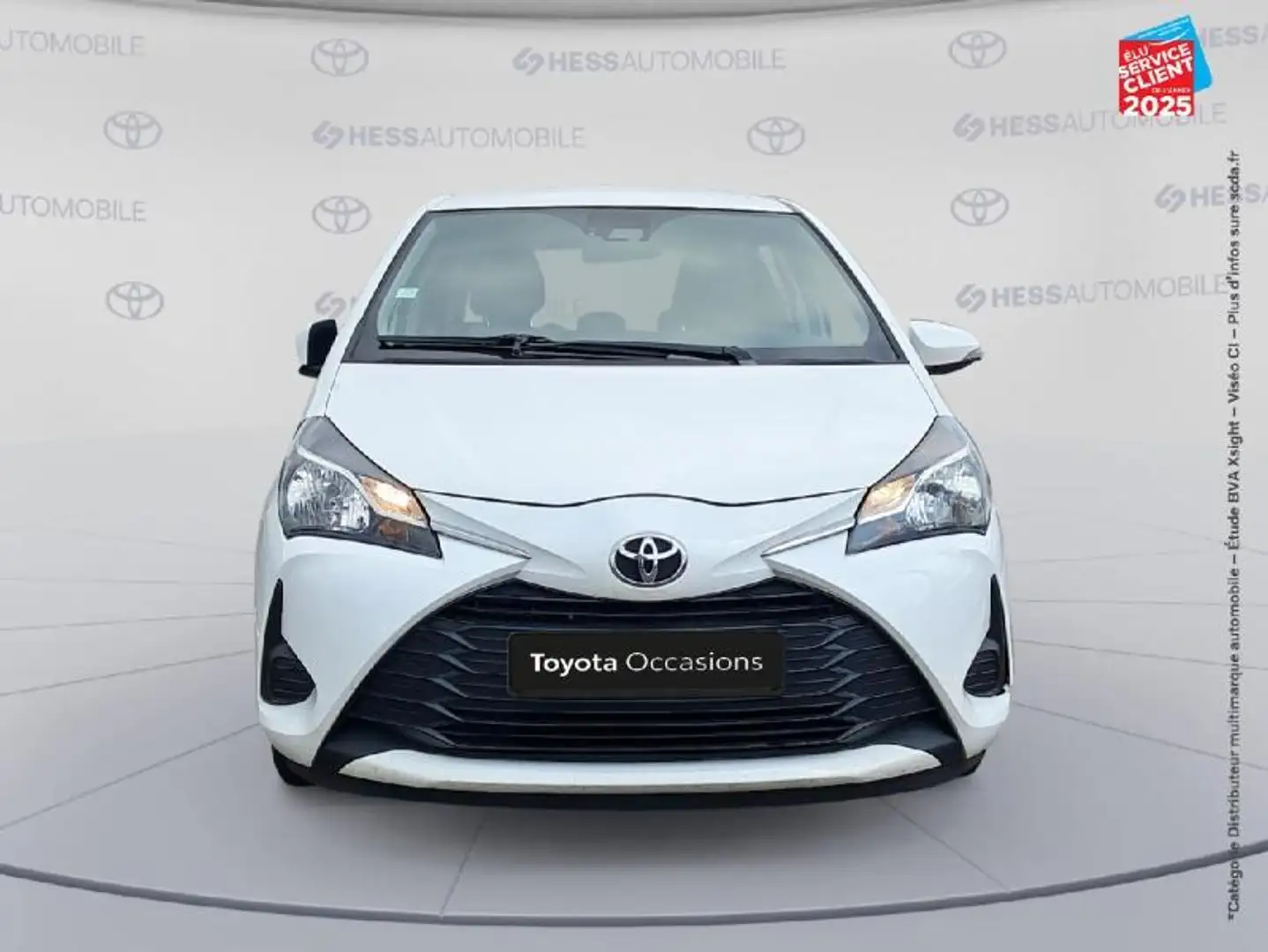 Toyota Yaris 70 VVT-i France Connect 5p MY19 Blanc - 2