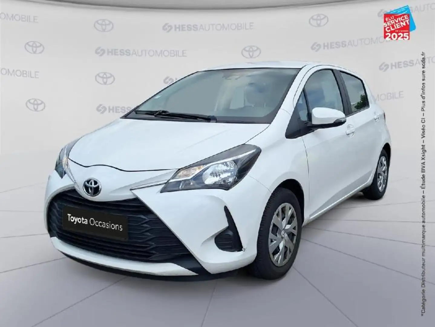Toyota Yaris 70 VVT-i France Connect 5p MY19 Blanc - 1