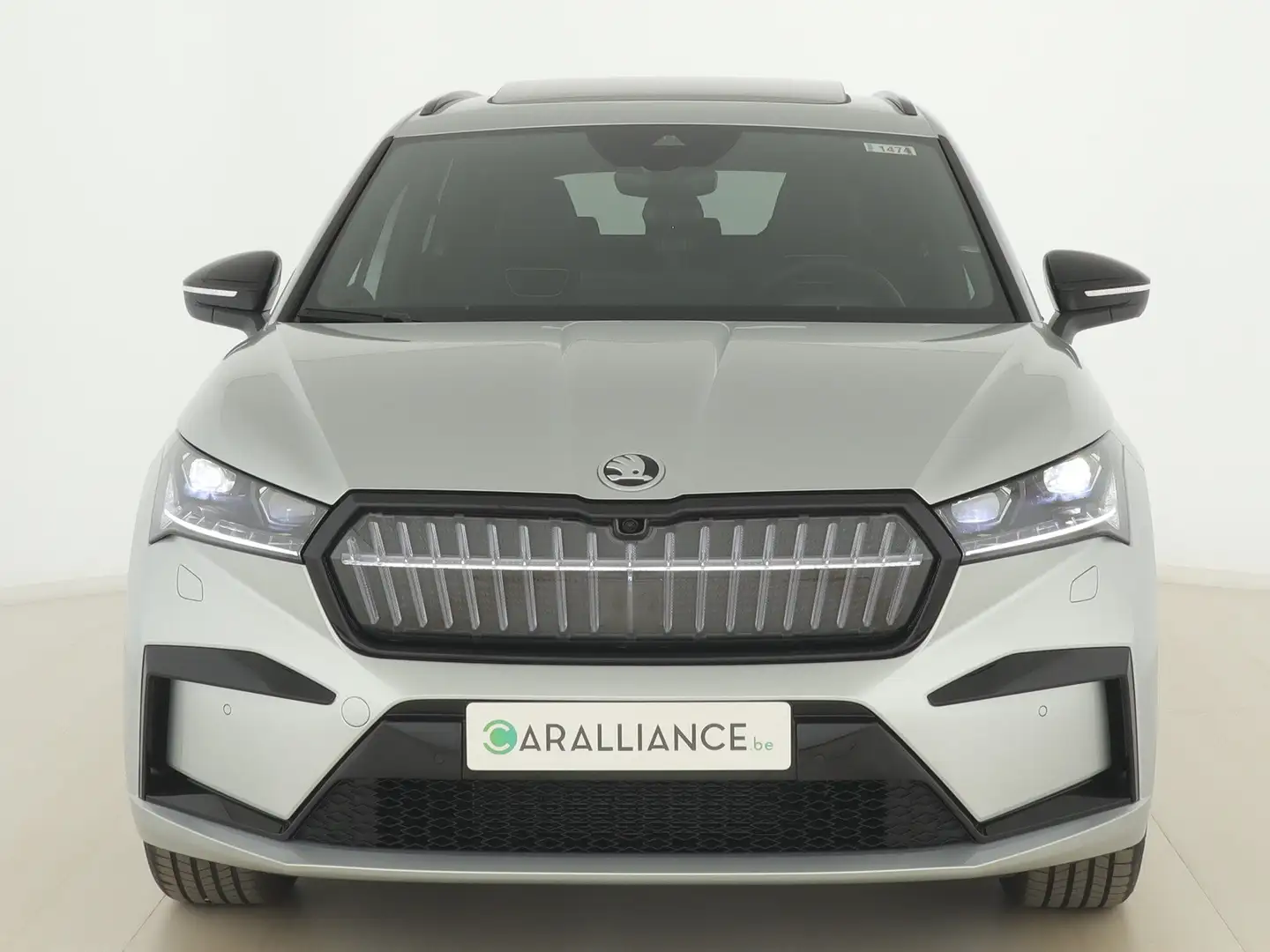 Skoda Enyaq Sportline 80|POMPE|GPS|LED|ATR|TO|LANE|SIDE|360°|A Argent - 2