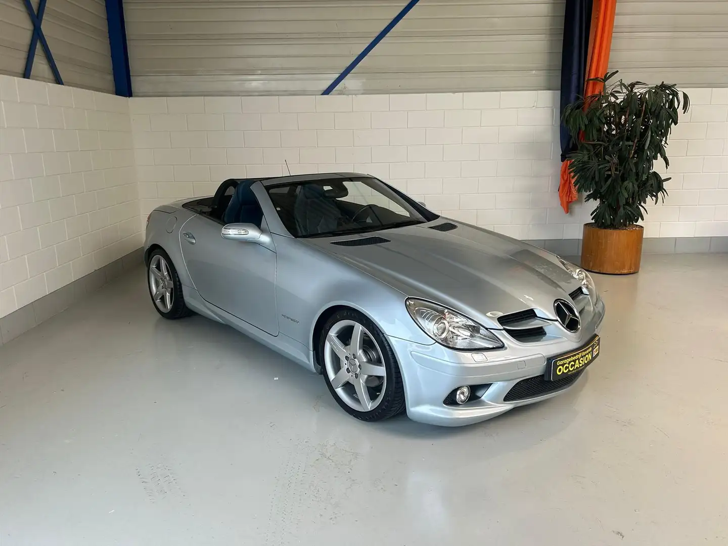 Mercedes-Benz SLK 200 1.8 SLK200 Kompressor AUT. AMG-Line 76dkm, Harman Grijs - 1