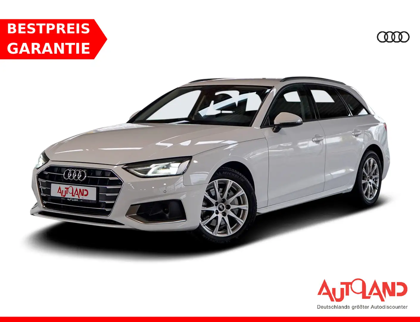 Audi A4 Avant 40 TDI advanced LED Navi ACC Leder Weiß - 1