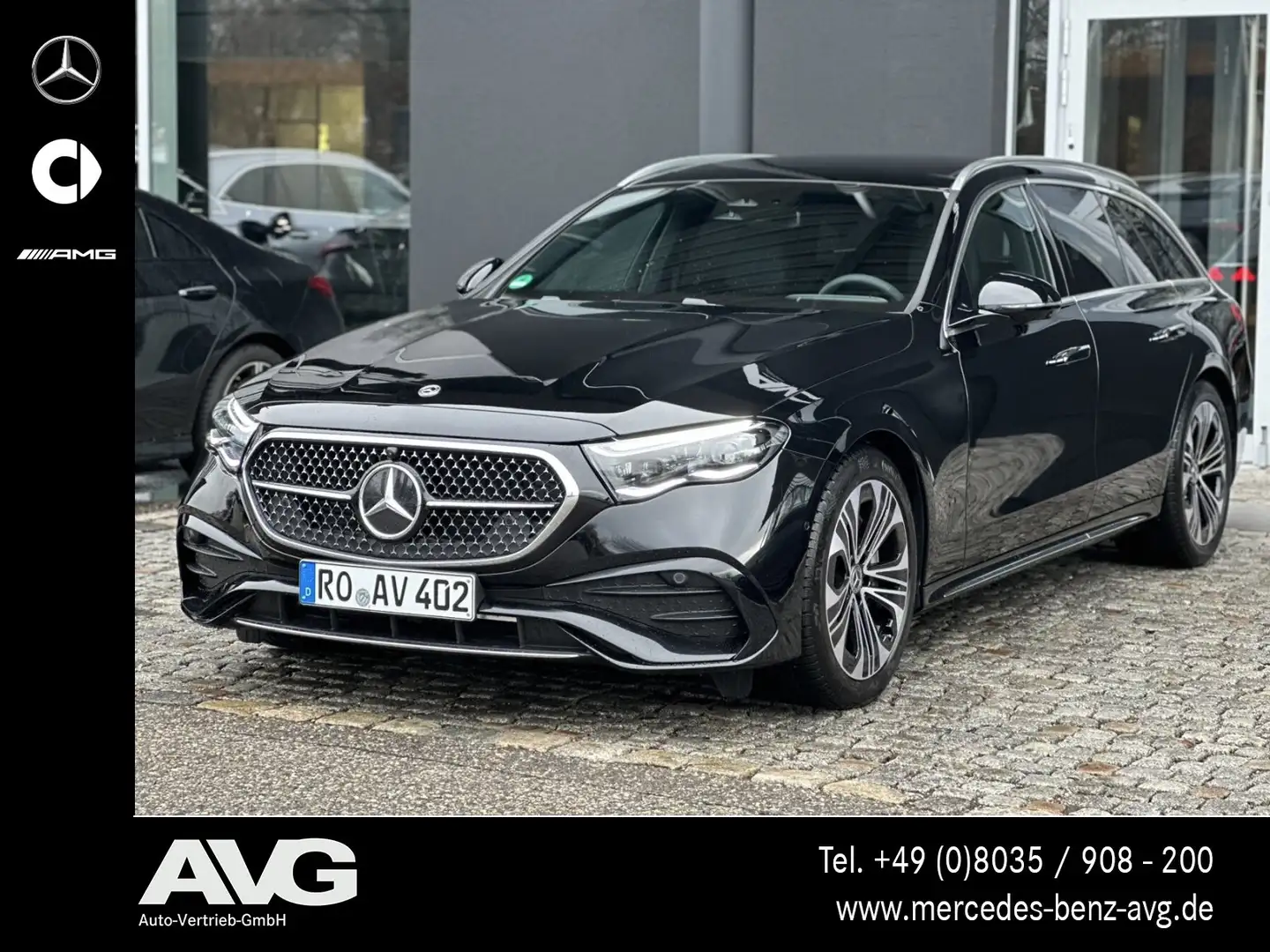 Mercedes-Benz E 220 E 220 d T AMG+ Pano AHK DIGITAL Memory Dist 360° Schwarz - 1