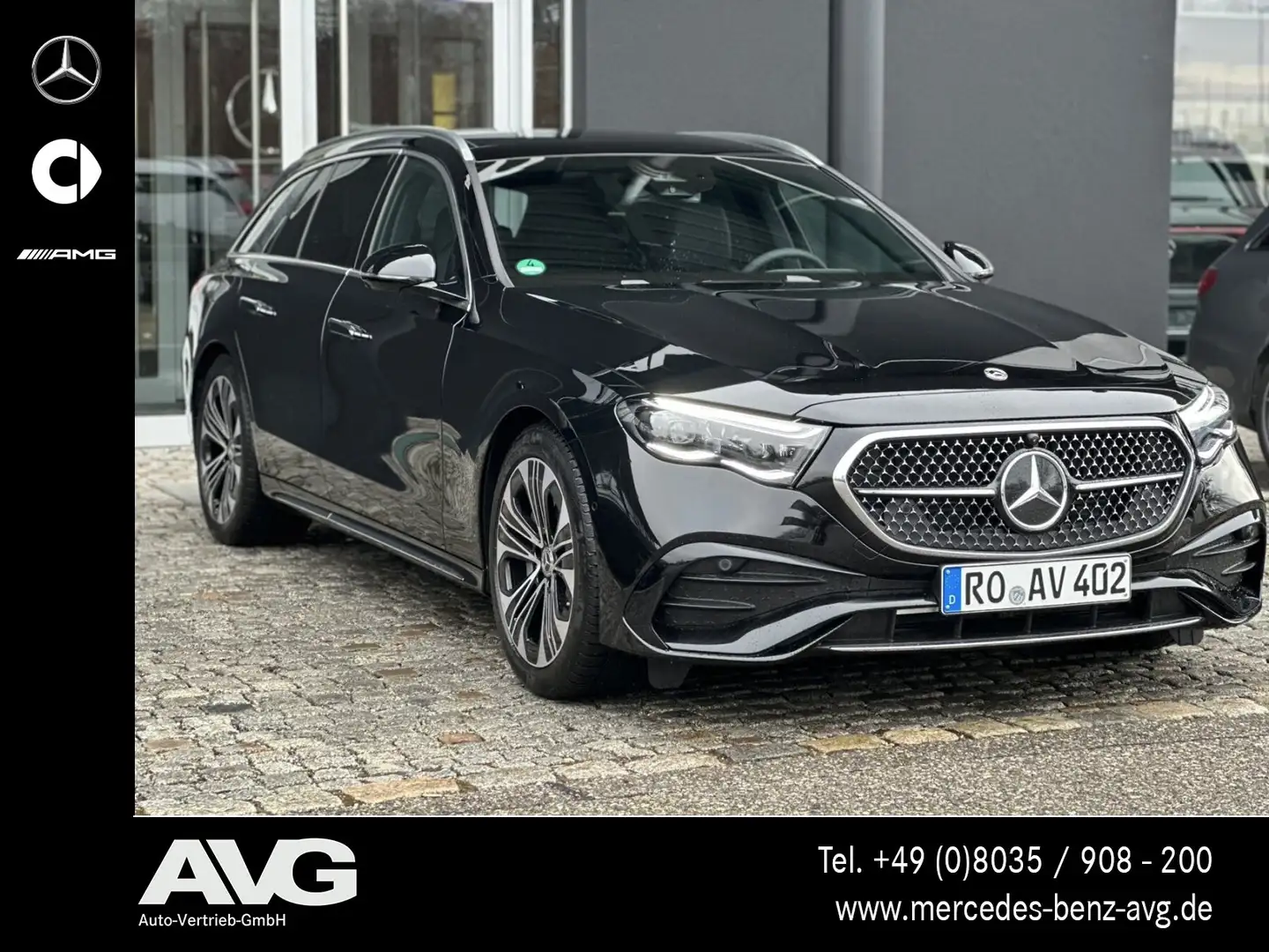 Mercedes-Benz E 220 E 220 d T AMG+ Pano AHK DIGITAL Memory Dist 360° Schwarz - 2