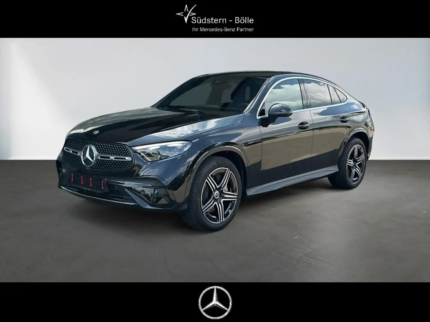 Mercedes-Benz GLC 220 d 4M Coupe +AMG+SHZ+MEMORY+NAVI+AMBIENTE Noir - 1