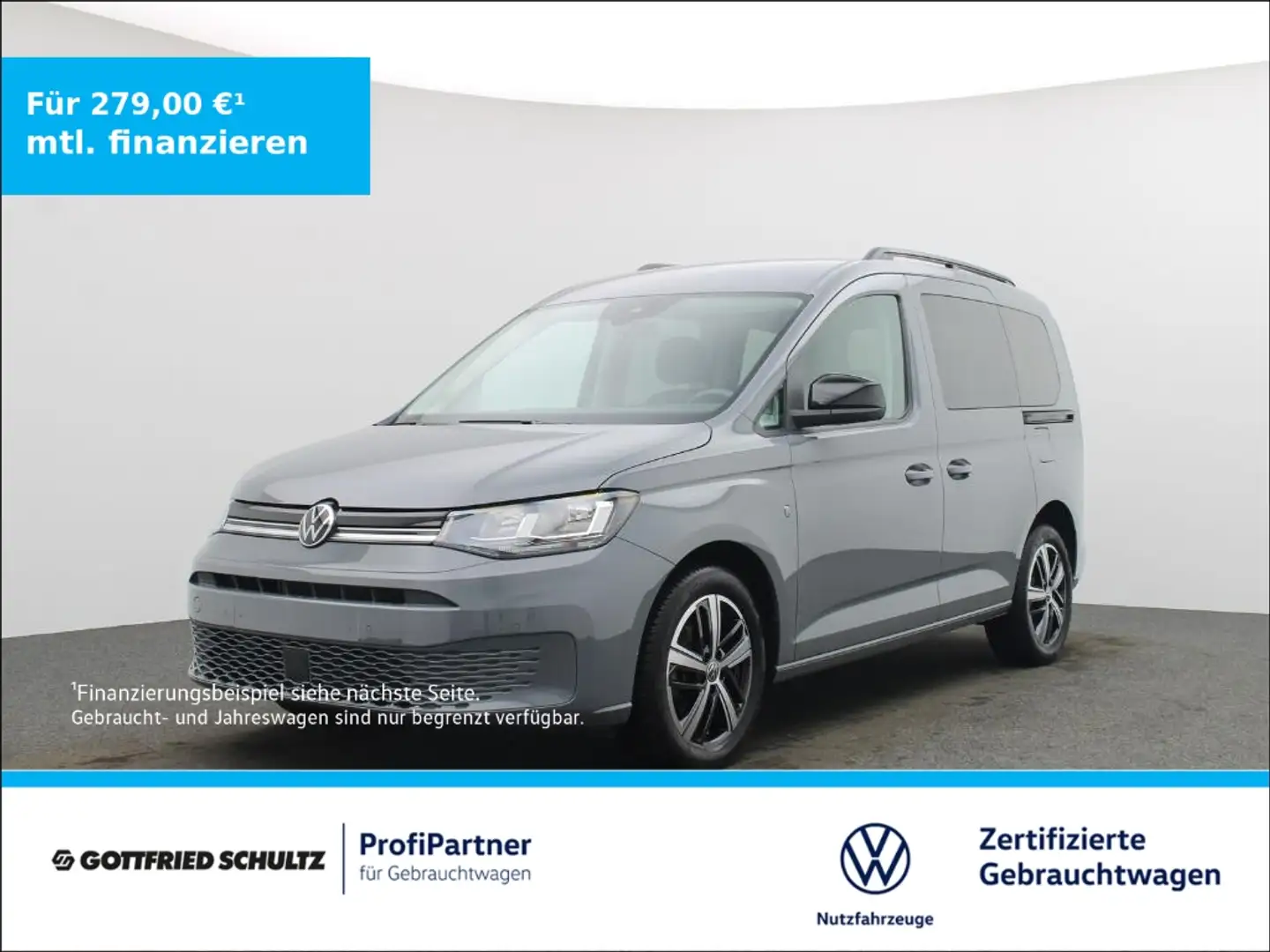 Volkswagen Caddy 2.0 TDI Life Navigation Rückfahrkamera Grau - 1