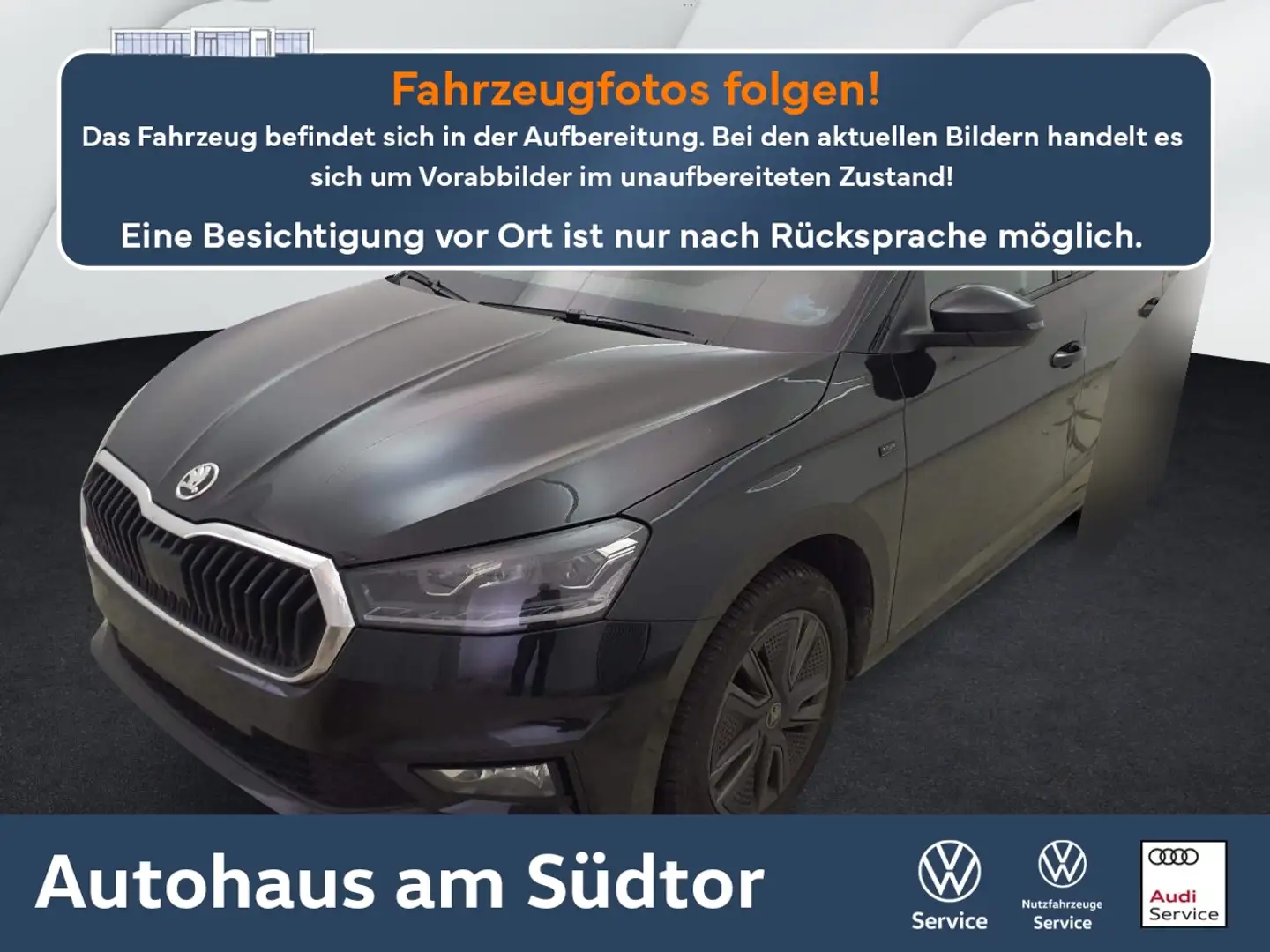 Skoda Fabia Selection Tour 1.5 TSI | LED PDC App Navi Schwarz - 1