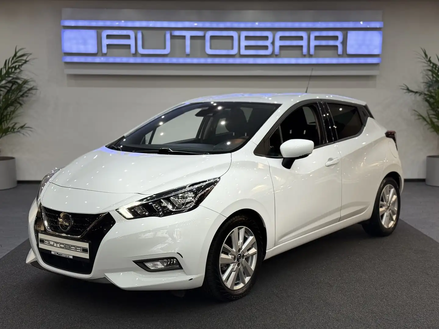 Nissan Micra 1.0 ACENTA X-TRONIC*NAVI*RFK*TEMPO*DAB Blanc - 1