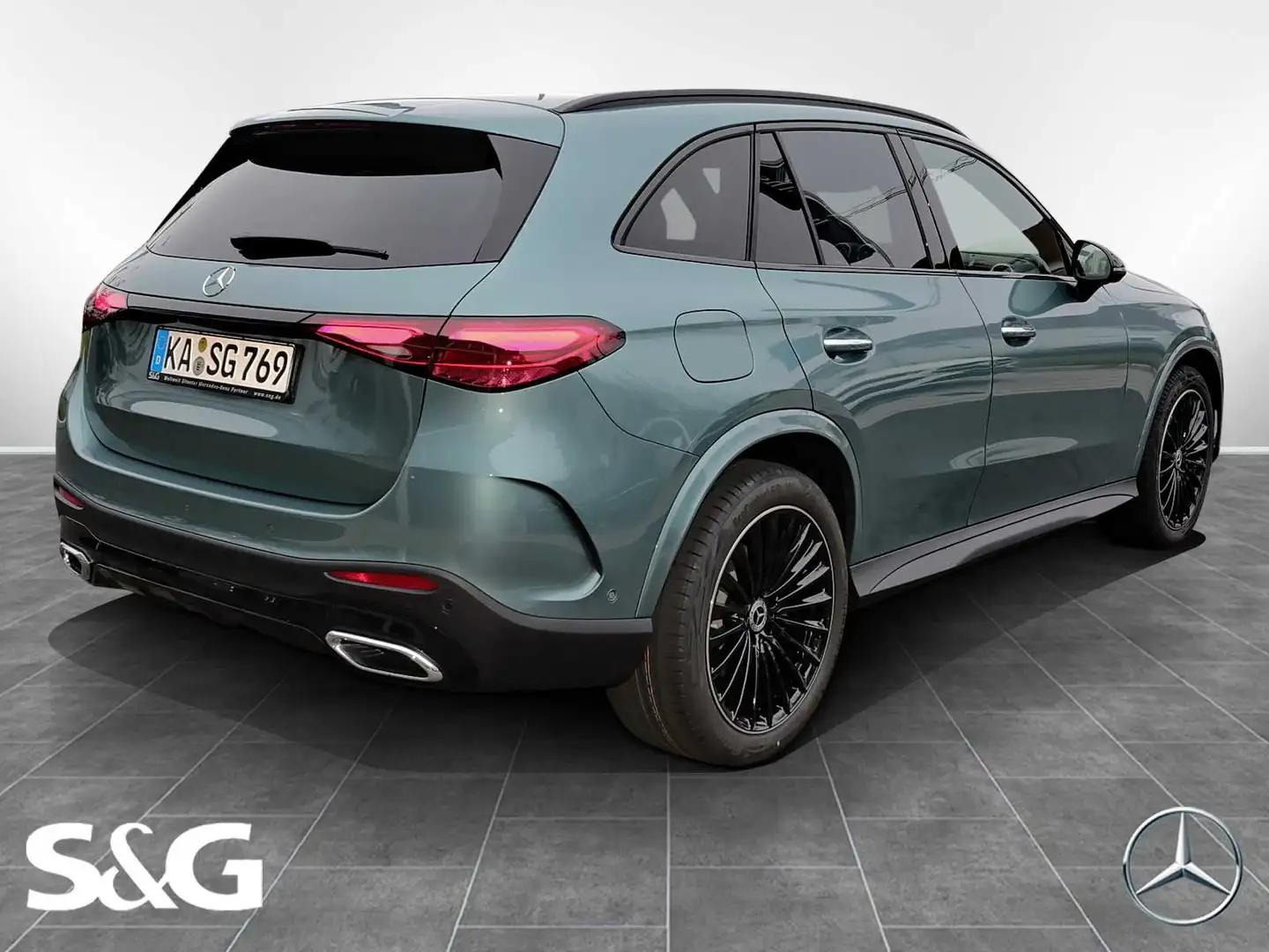 Mercedes-Benz GLC 220 d 4M AMG MBUX+360°+LED+AHK+Pano+Distron Silber - 2