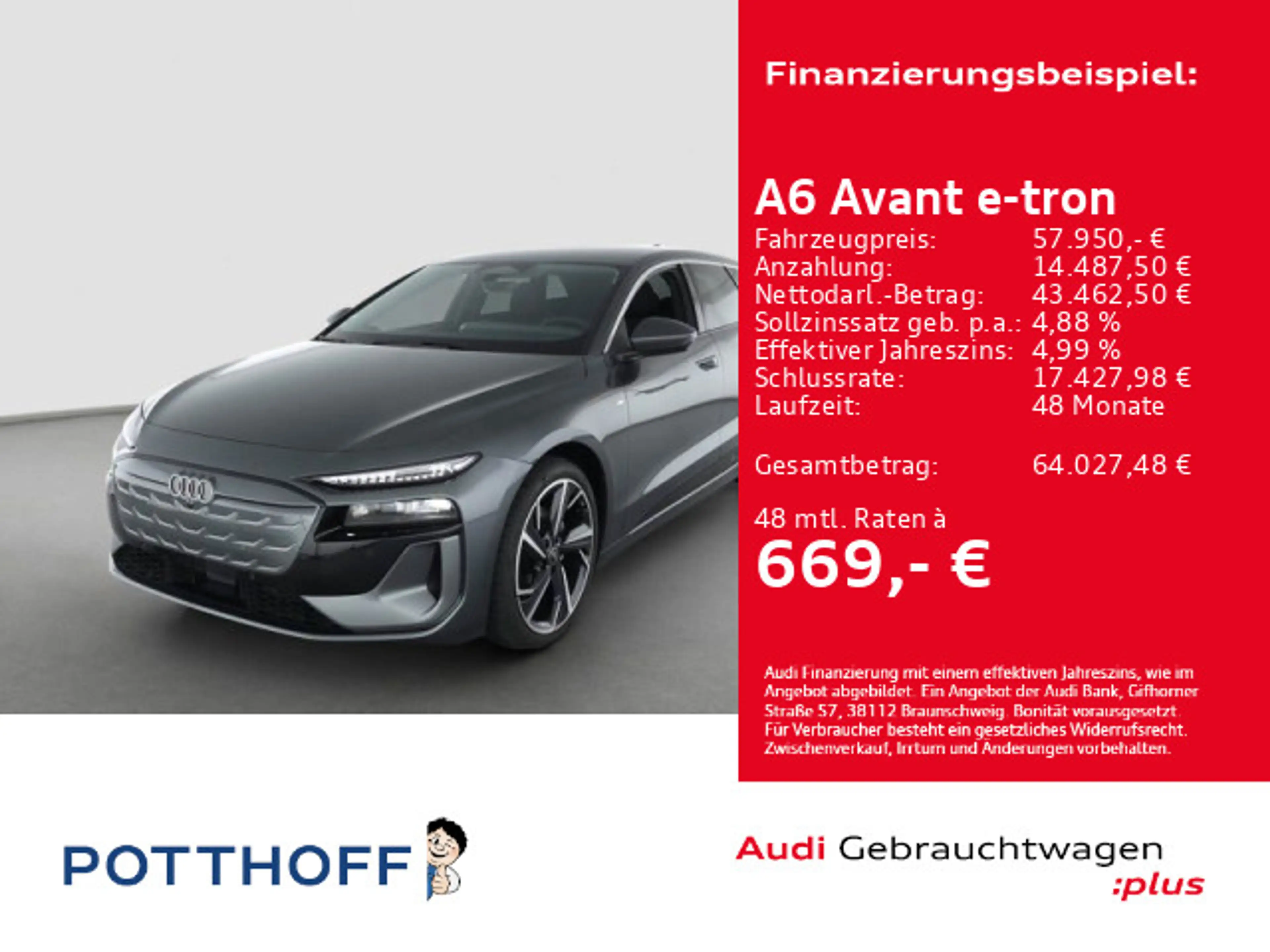Audi A6 e-tron S LINE AHK VIRTUAL SITZHZG LED+