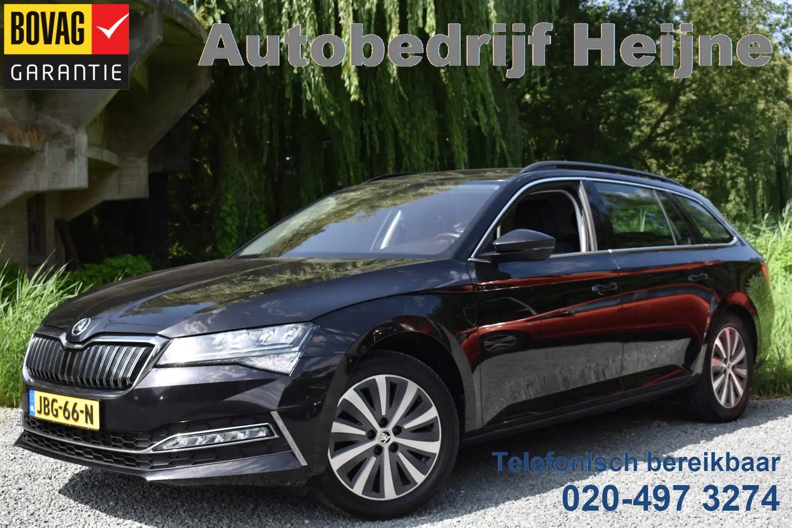 Skoda Superb Combi iV 218PK DSG HYBRID BUSINESS VIRTUAL/NAVI/TR Schwarz - 1