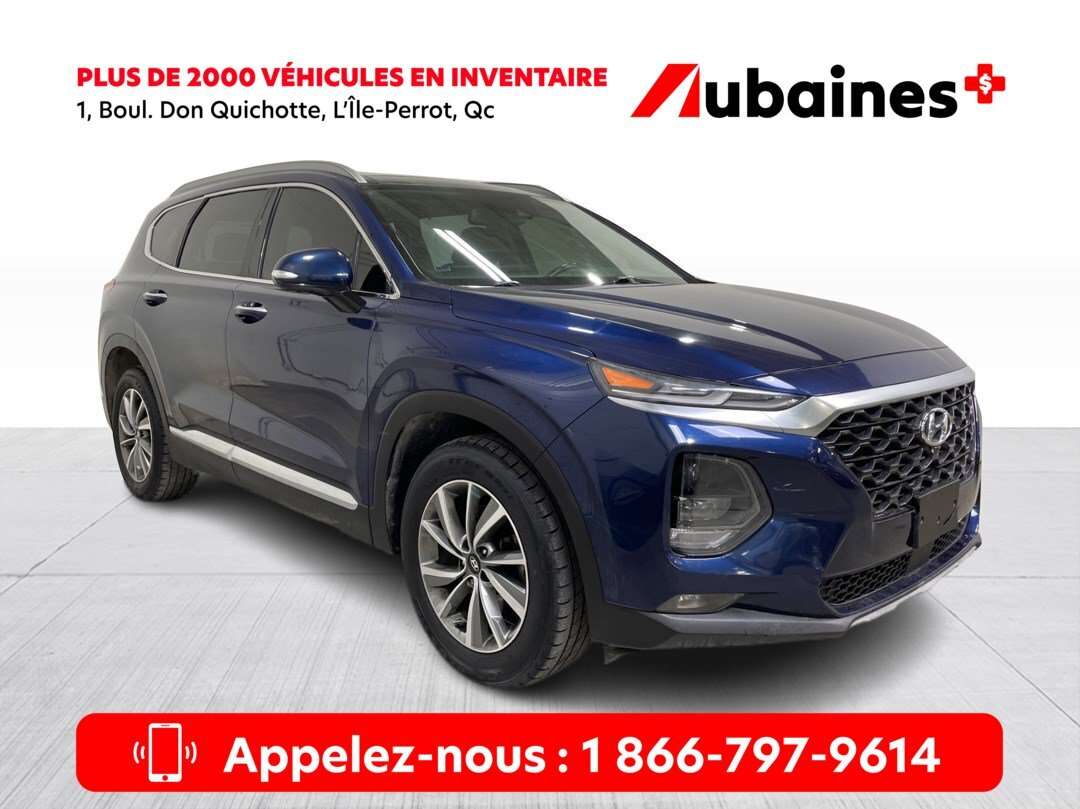2019 Hyundai Santa Fe Luxury AWD Cuir Toit Pano Sièges Ventilés Caméra